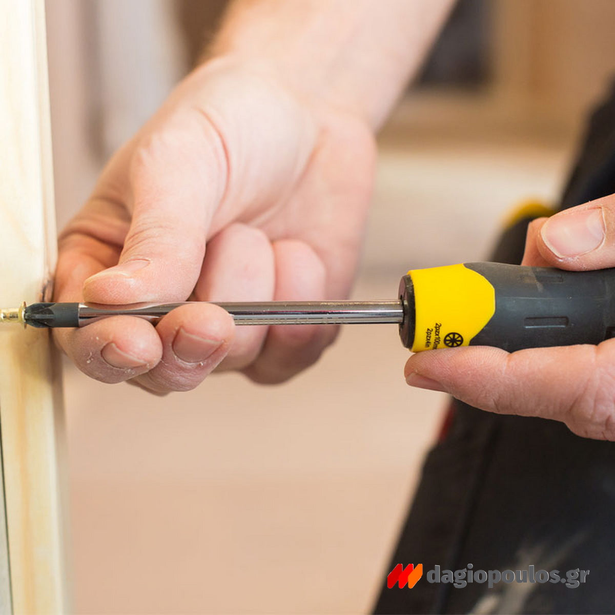 Stanley 0-65-013 Essential Cushion Grip Συλλογή Κατσαβίδια Σετ 4 Τεμ