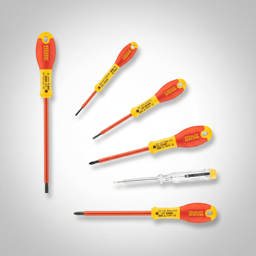 Stanley 0-65-441 Fatmax Συλλογή Κατσαβίδια Ηλεκτρολόγων Με Μόνωση VDE 1000V Σετ 6 Τεμ
