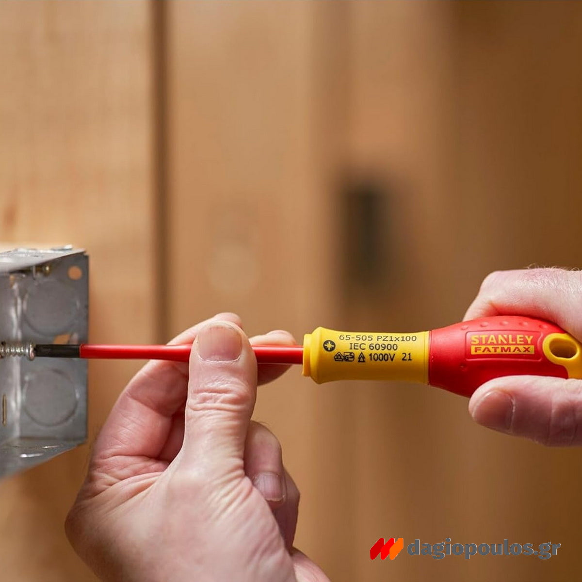 Stanley 0-65-441 Fatmax Συλλογή Κατσαβίδια Ηλεκτρολόγων Με Μόνωση VDE 1000V Σετ 6 Τεμ