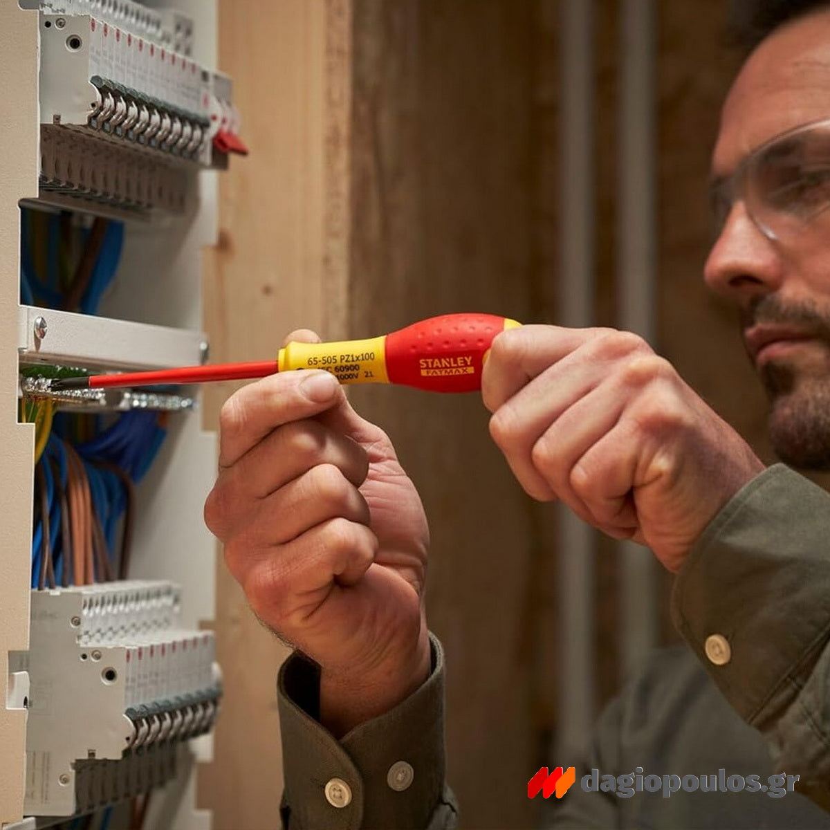 Stanley 0-65-441 Fatmax Συλλογή Κατσαβίδια Ηλεκτρολόγων Με Μόνωση VDE 1000V Σετ 6 Τεμ