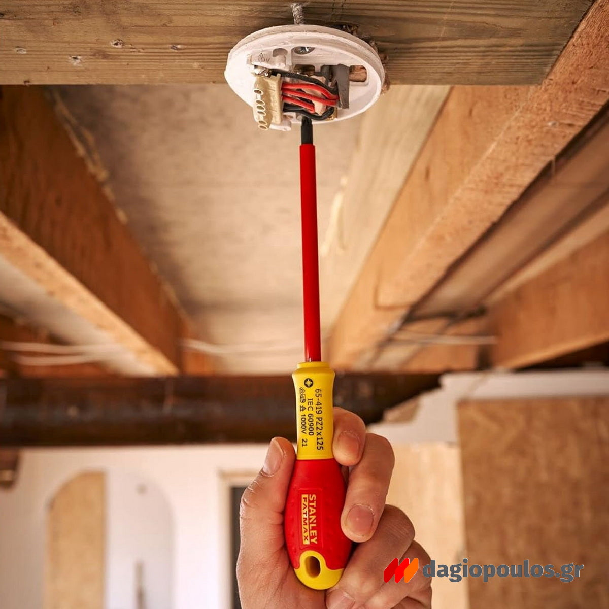 Stanley 0-65-443 Fatmax Κατσαβίδια Ηλεκτρολόγων Με Μόνωση VDE 1000V Σετ 6 Τεμ