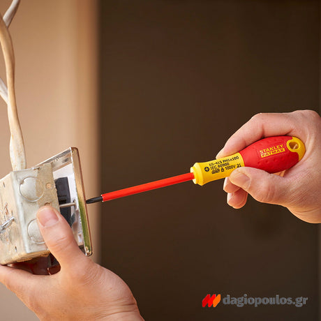 Stanley 0-65-443 Fatmax Κατσαβίδια Ηλεκτρολόγων Με Μόνωση VDE 1000V Σετ 6 Τεμ