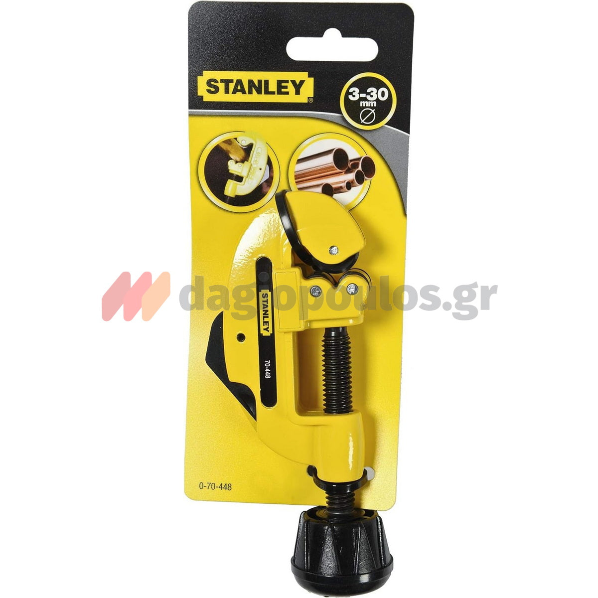 Stanley 0-70-448 Κόφτης Σωλήνων Χαλκού-PVC (Σωληνοκόφτης) Χειρός Ρυθμιζόμενος 3-30mm