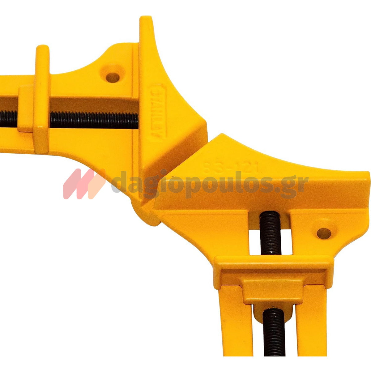 Λεπτομέρεια σιαγόνων Stanley 0 83 121 με μεγάλο άνοιγμα και σταθερό κράτημα στον πάγκο εργασίας