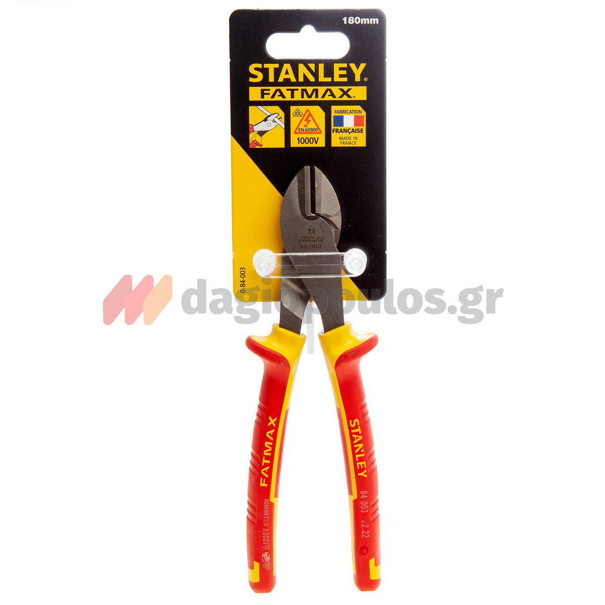 Stanley 0-84-003 MaxSteel Πλαγιοκόφτης Ηλεκτρολόγου Με Μόνωση VDE 1000V 7" 180mm