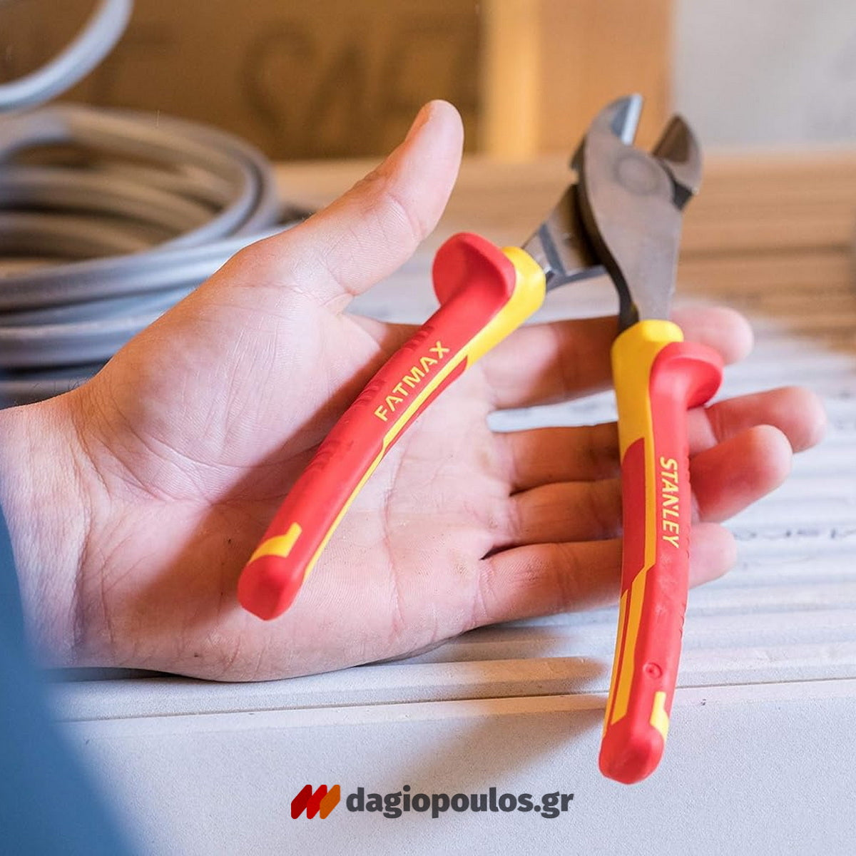 Stanley 0-84-004 Maxsteel Πλαγιοκόφτης Ηλεκτρολόγου Με Μόνωση VDE 1000V 8" 200mm