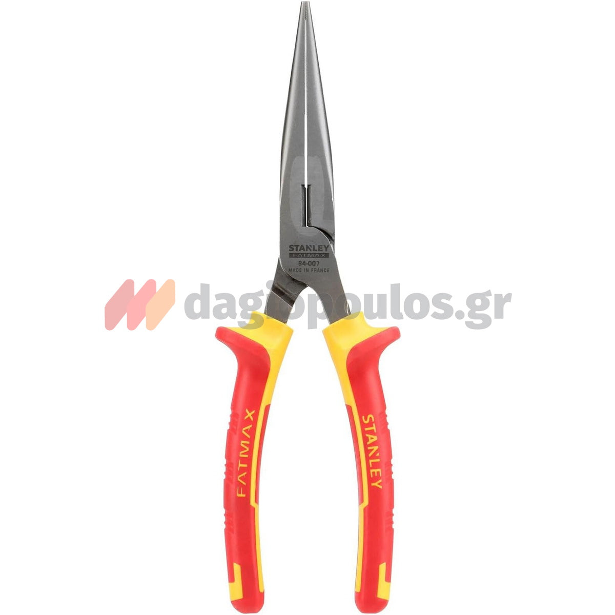 Stanley 0-84-007 Maxsteel Επαγγελματικό Μυτοτσίμπιδο Ηλεκτρολόγων Με Μόνωση VDE 10000V 200mm