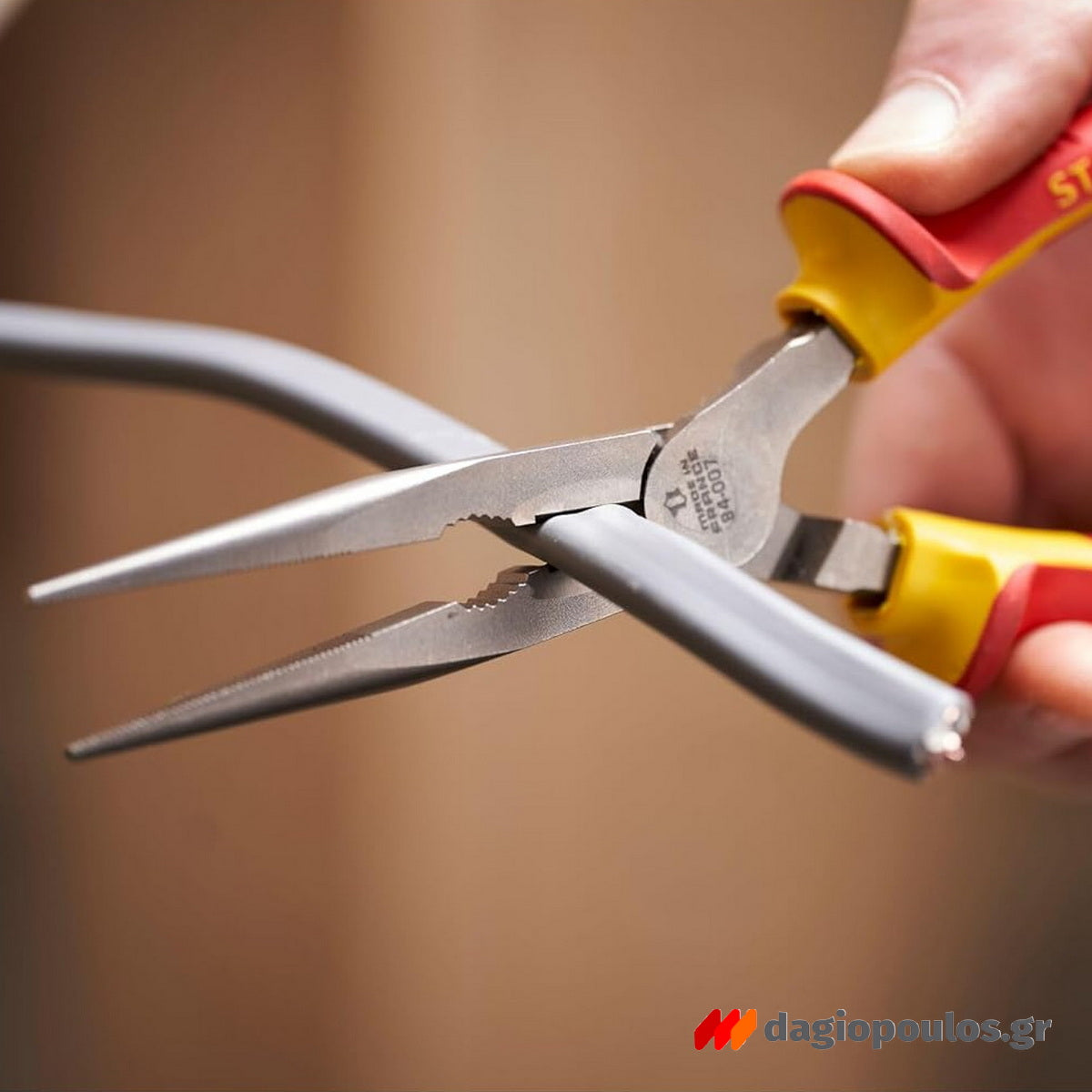 Stanley 0-84-007 Maxsteel Επαγγελματικό Μυτοτσίμπιδο Ηλεκτρολόγων Με Μόνωση VDE 10000V 200mm