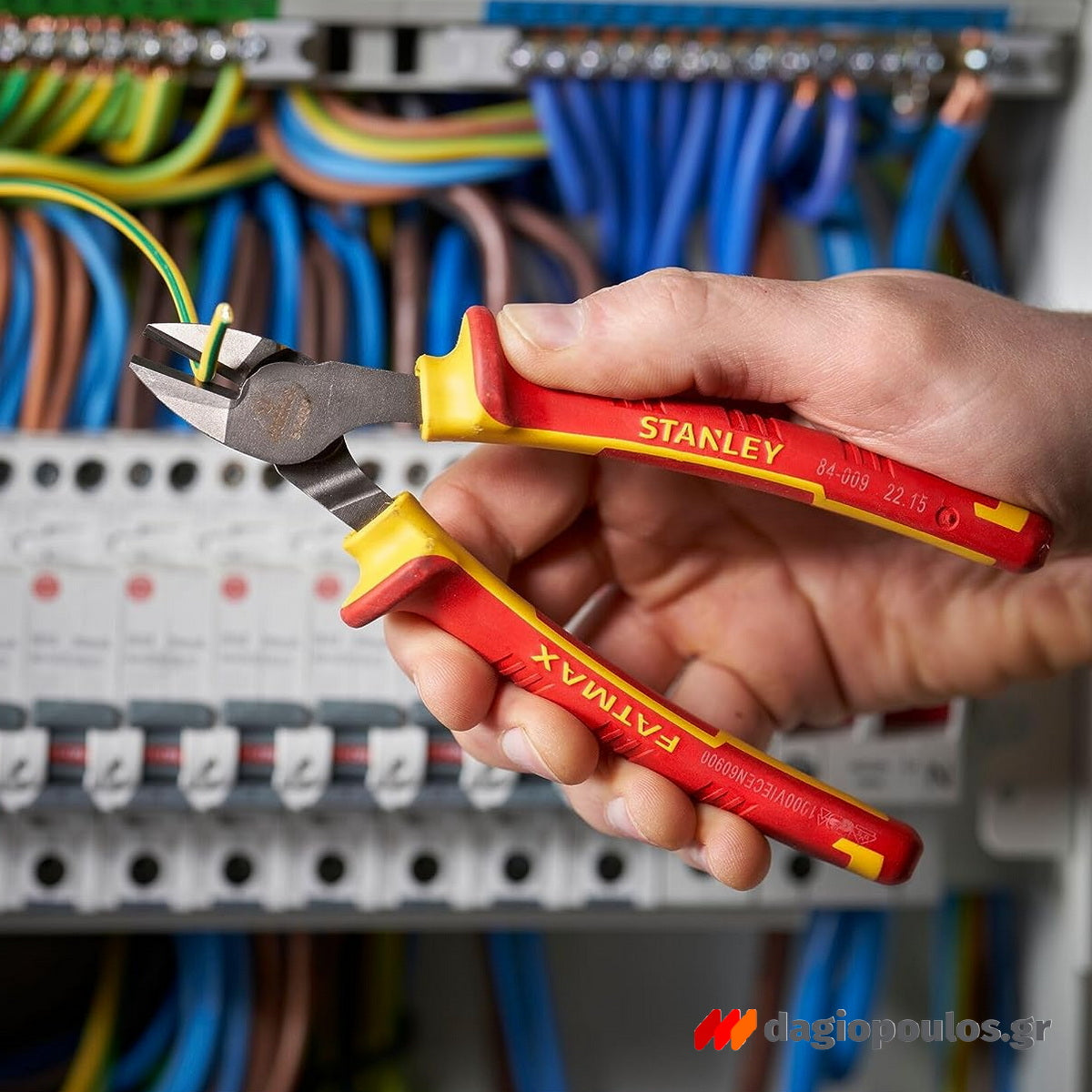 Stanley 0-84-009 MaxSteel Πλαγιοκόφτης Ηλεκτρολόγου Με Μόνωση VDE 1000V 8" 200mm