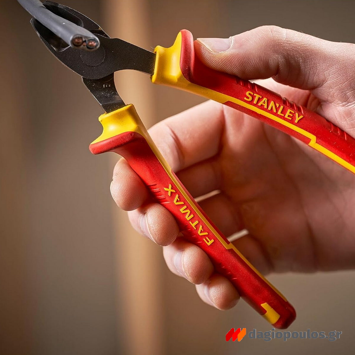 Stanley 0-84-009 MaxSteel Πλαγιοκόφτης Ηλεκτρολόγου Με Μόνωση VDE 1000V 8" 200mm