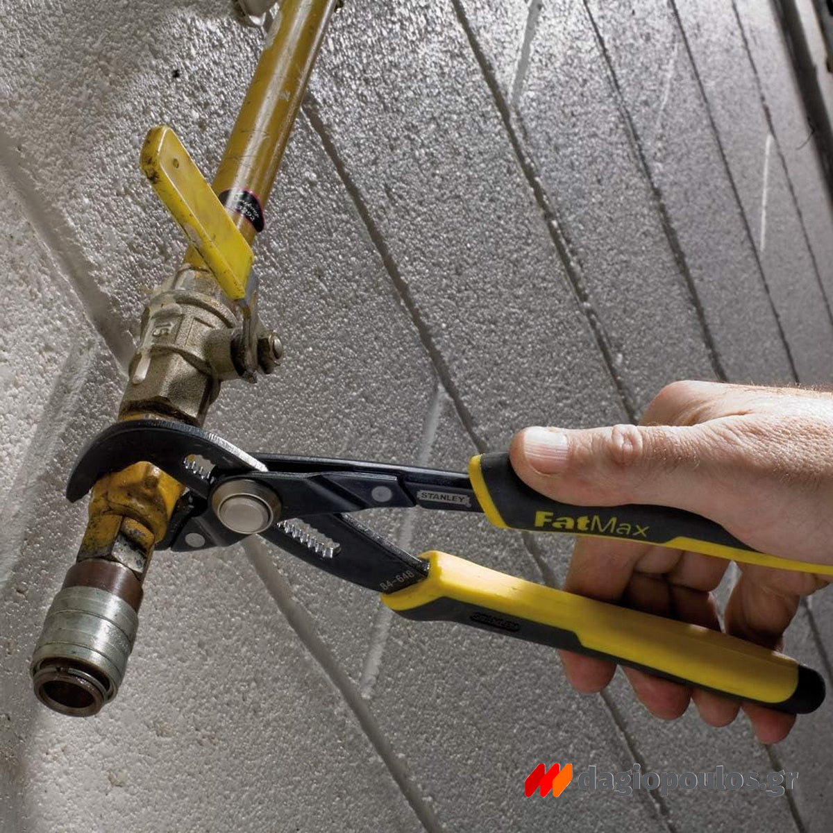 Stanley 0-84-648 Fatmax® Γκαζοτανάλια Ενισχυμένη Επαγγελματικής Χρήσης Με Κουμπί Κλειδώματος Ρύθμισης 10" 250mm