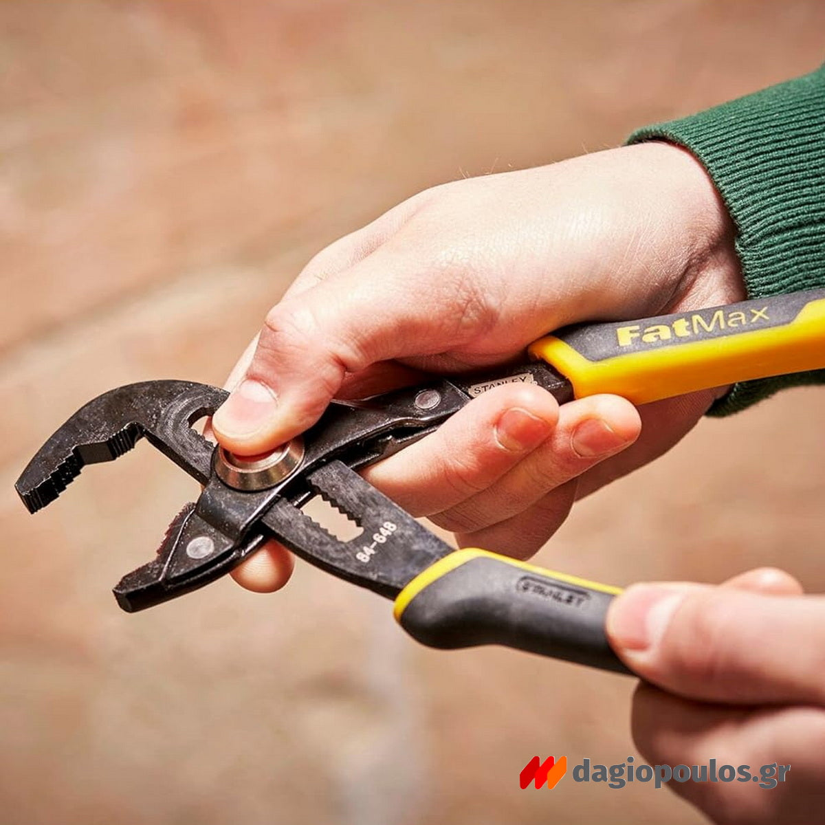 Stanley 0-84-648 Fatmax® Γκαζοτανάλια Ενισχυμένη Επαγγελματικής Χρήσης Με Κουμπί Κλειδώματος Ρύθμισης 10" 250mm