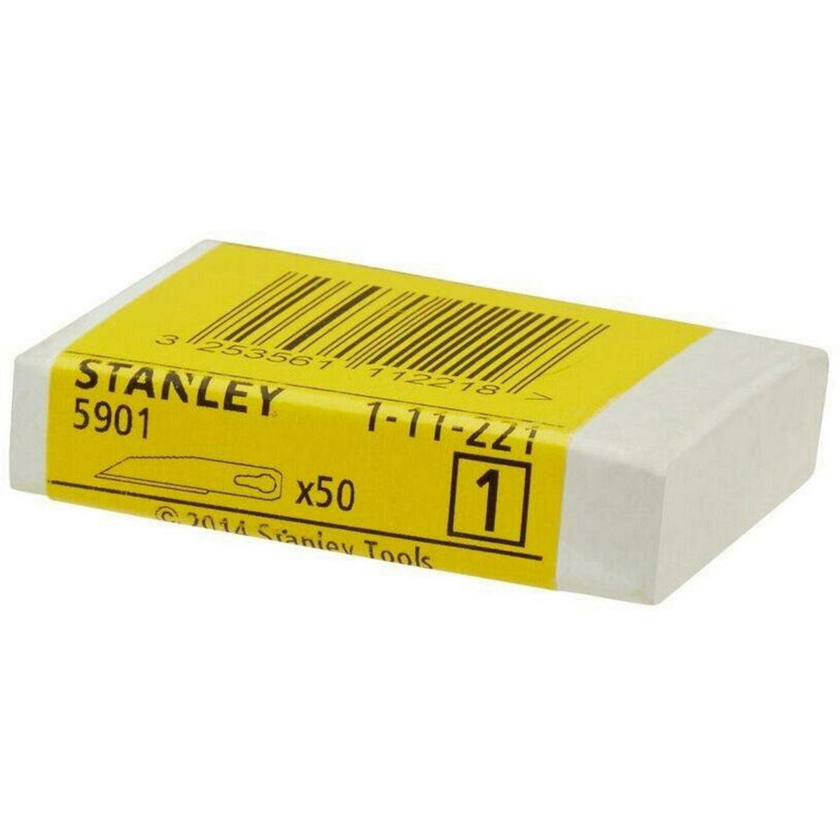 Stanley 1-11-221 Λάμες (Λεπίδες) Τιτανίου Mini Χειροτεχνίας Σετ 50 Τεμ