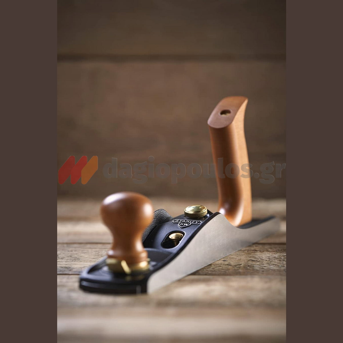 Ροκάνι Stanley No 62 bevel up με ρυθμιζόμενο στόμιο και εργονομική ξύλινη λαβή για έλεγχο