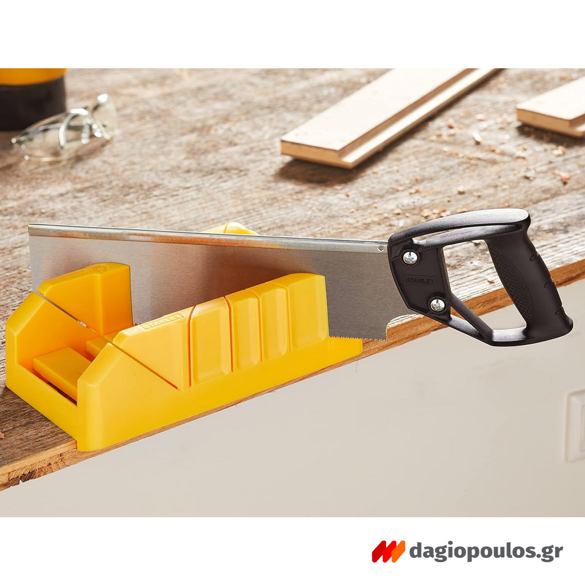 Stanley 1-19-800 Πριόνι Χειρός (Σεγάτσα) Με Φαλτσοκούτι 14" 350mm