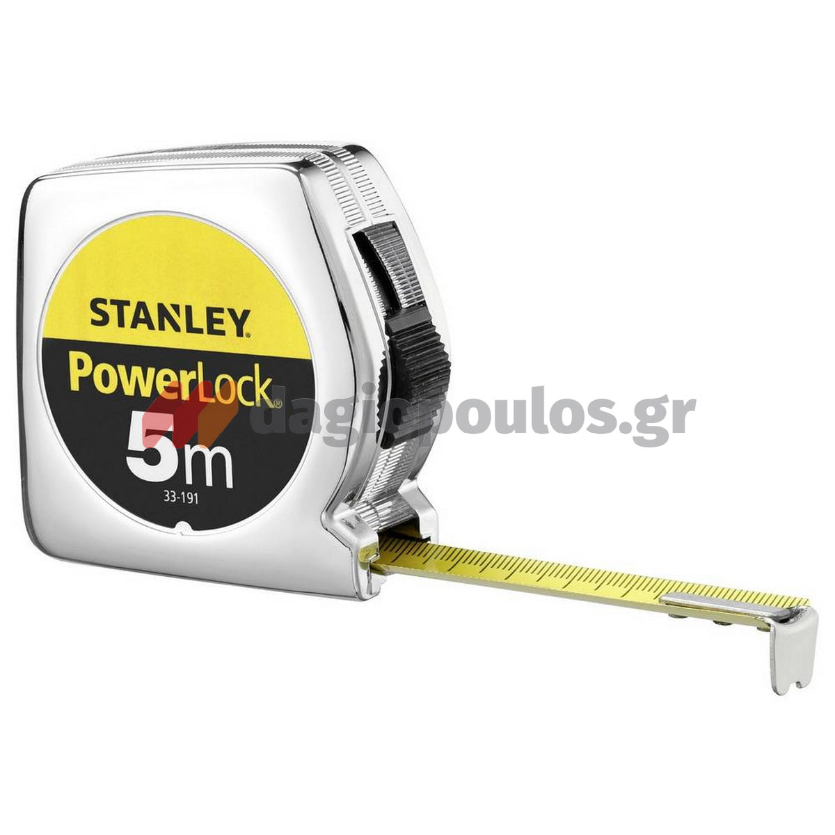 Stanley 1-33-191 Powerlock Μετροταινία Ρολό 5mtr x 19mm