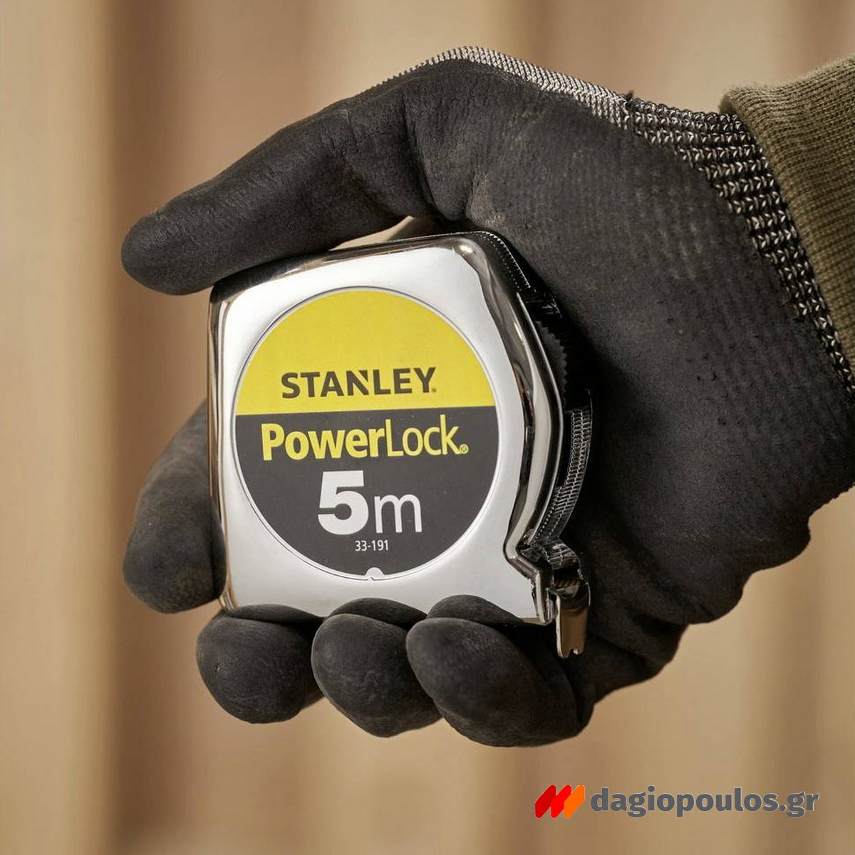 Stanley 1-33-191 Powerlock Μετροταινία Ρολό 5mtr x 19mm