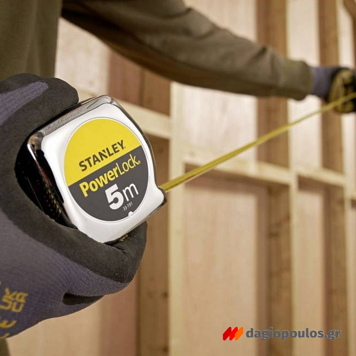 Stanley 1-33-191 Powerlock Μετροταινία Ρολό 5mtr x 19mm