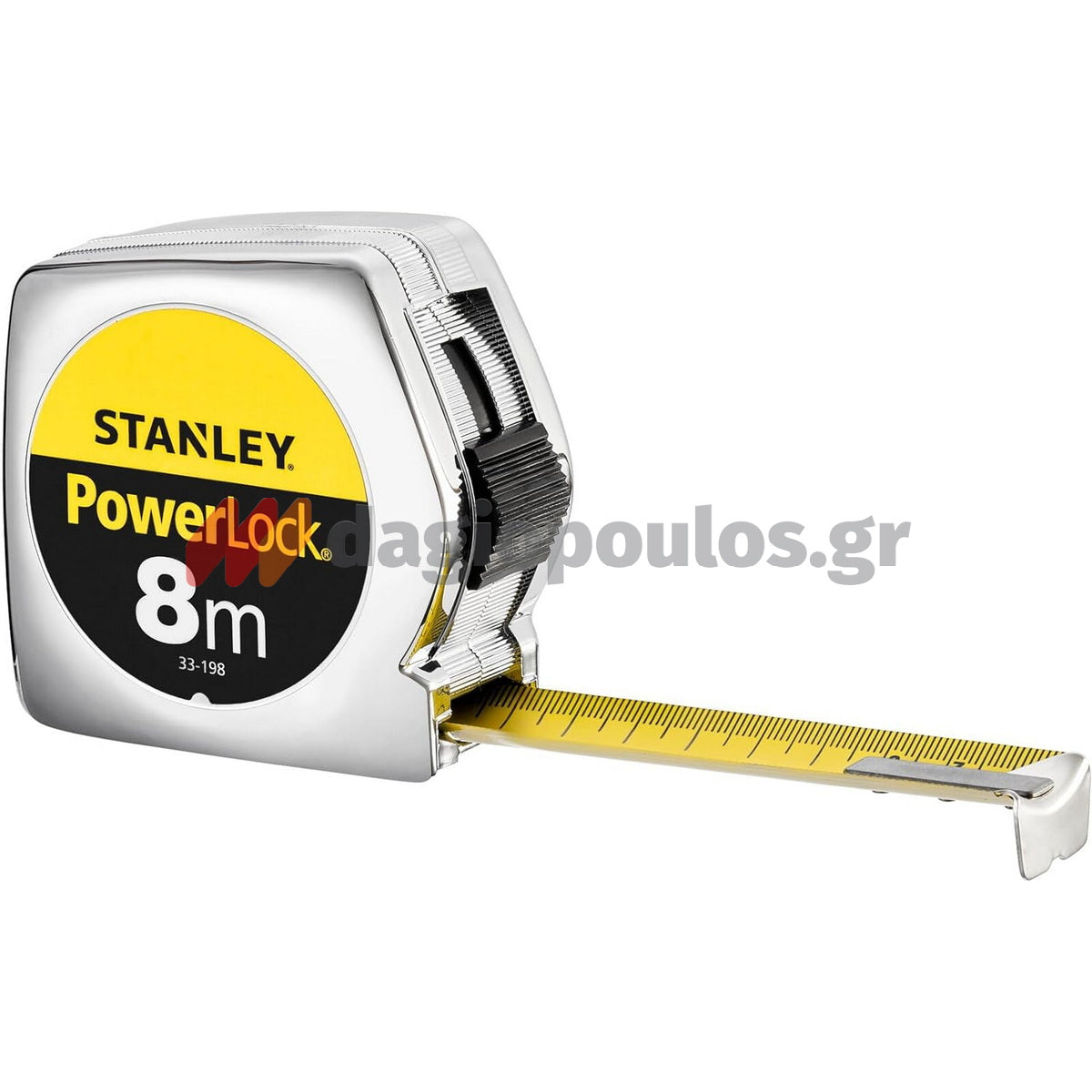 Stanley 1-33-198 Powerlock Μετροταινία Ρολό 8mtr x 25mm