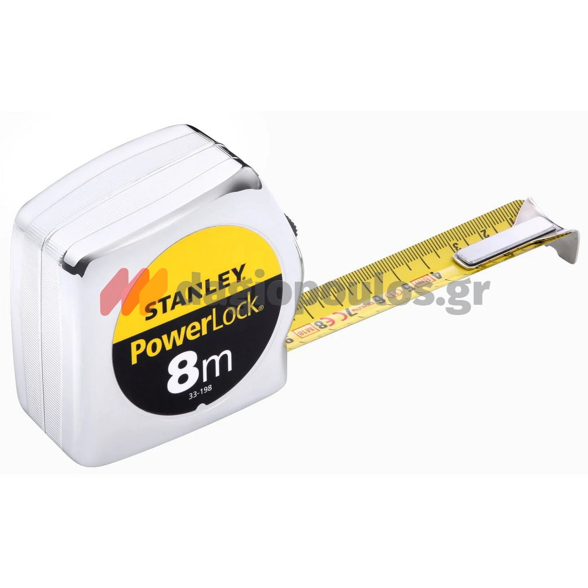 Stanley 1-33-198 Powerlock Μετροταινία Ρολό 8mtr x 25mm