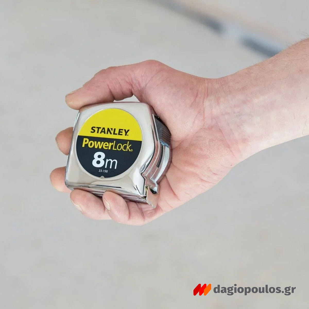 Stanley 1-33-198 Powerlock Μετροταινία Ρολό 8mtr x 25mm