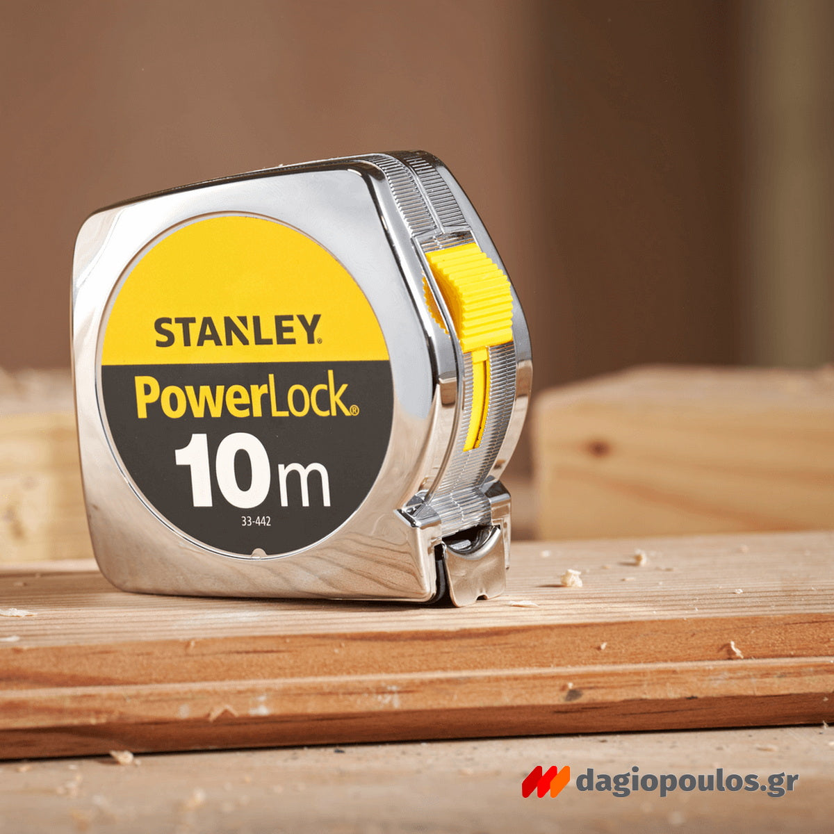 Stanley 1-33-442 Powerlock Classic Μετροταινία Ρολό 10mtr x 25mtr