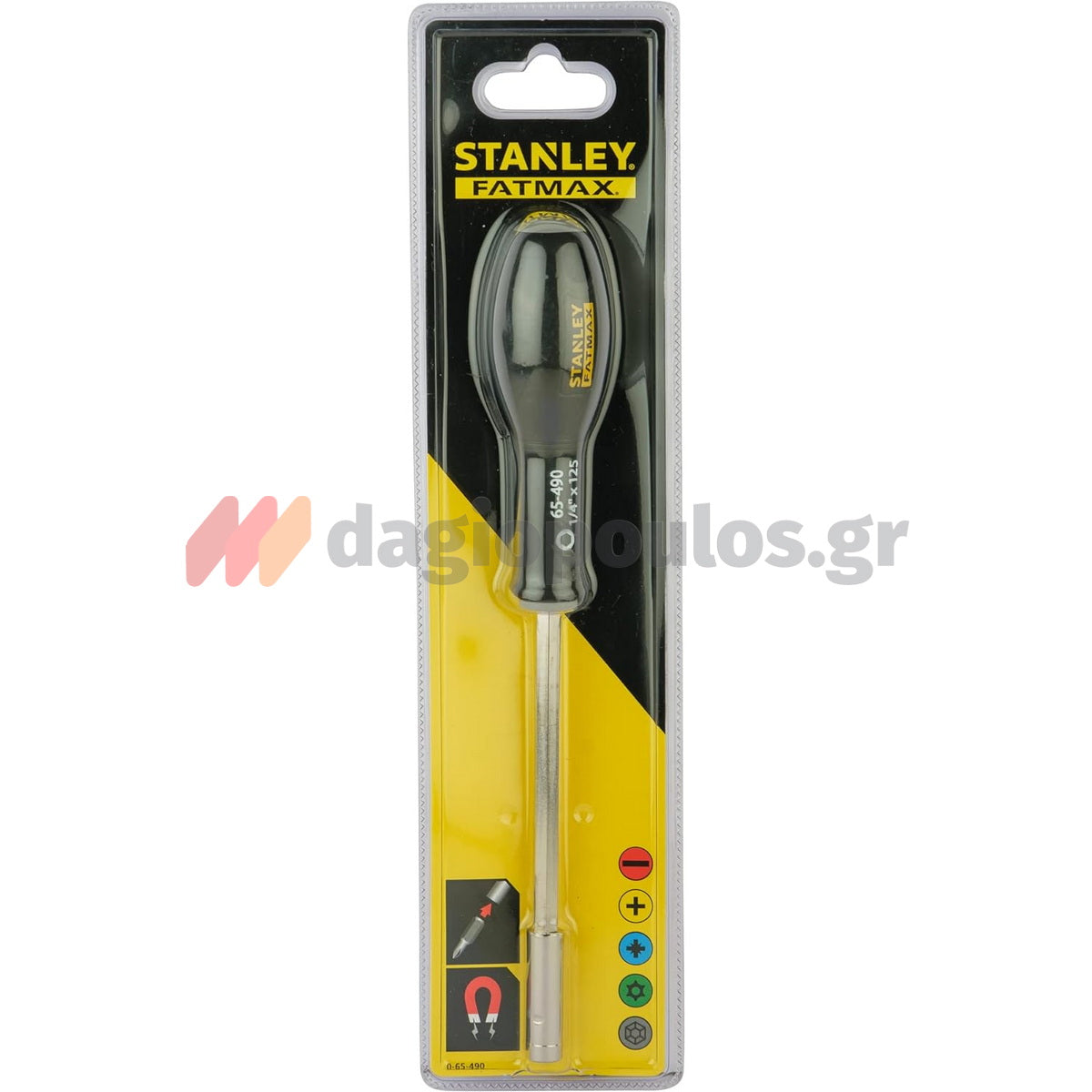 Stanley 1-65-490 Κατσαβίδι Με Υποδοχή HEX 125mm