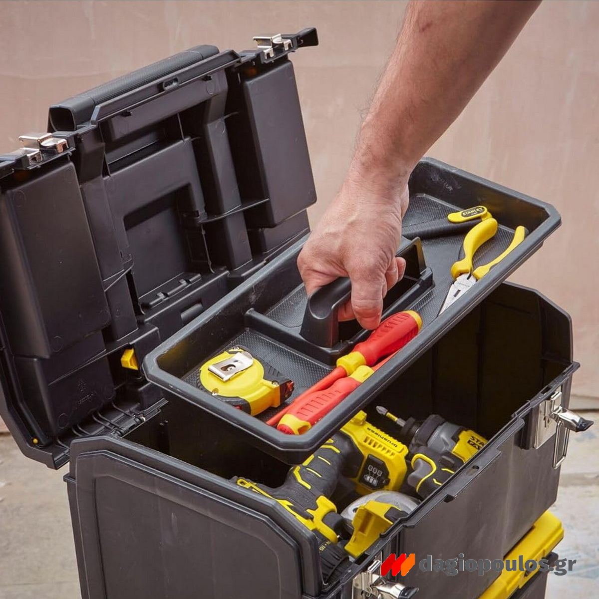 Stanley 1-70-326 Εργαλειοθήκη Κλειστου Τύπου Τροχήλατη