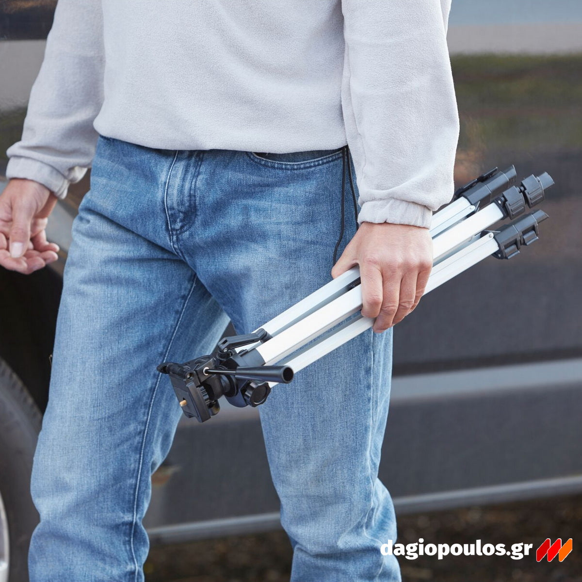 Stanley 1-77-201 Τρίποδο Αλουμινίου Στερέωσης Αλφαδιών Laser & Άλλων Οργάνων Μέτρησης