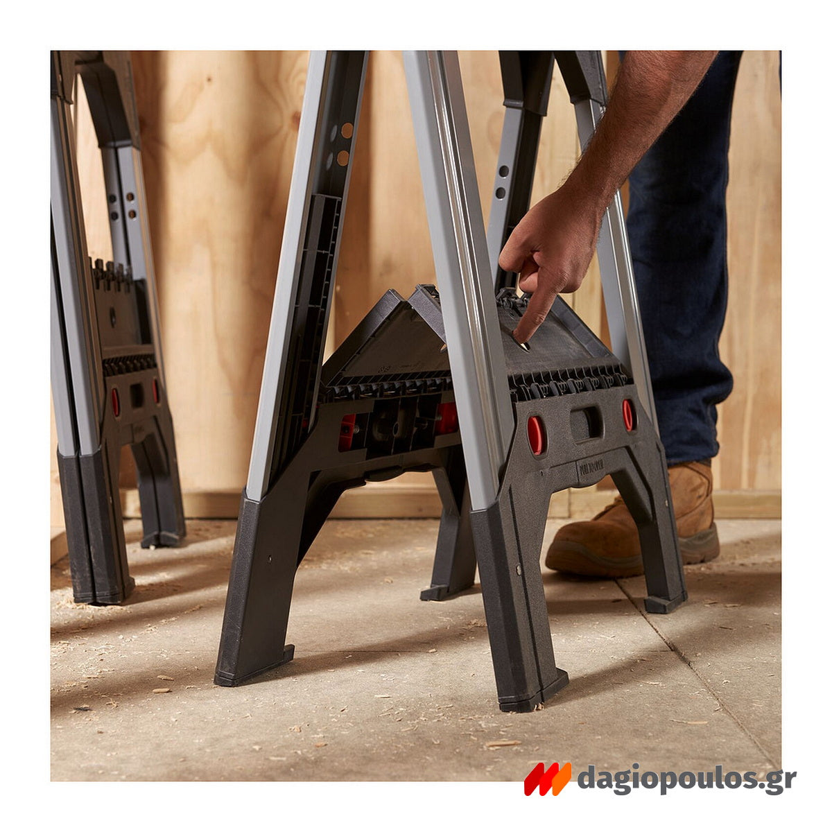 Stanley 1-92-980 Fatmax Καβαλέτο Εργασίας Αλουμινίου Σετ 2 Τεμ