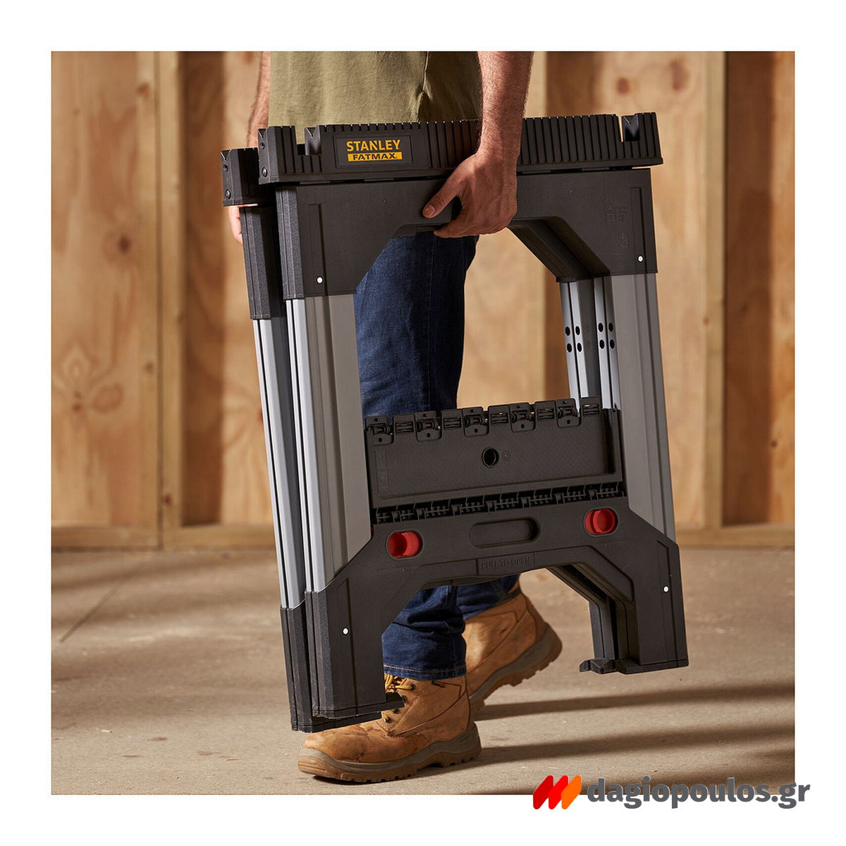 Stanley 1-92-980 Fatmax Καβαλέτο Εργασίας Αλουμινίου Σετ 2 Τεμ