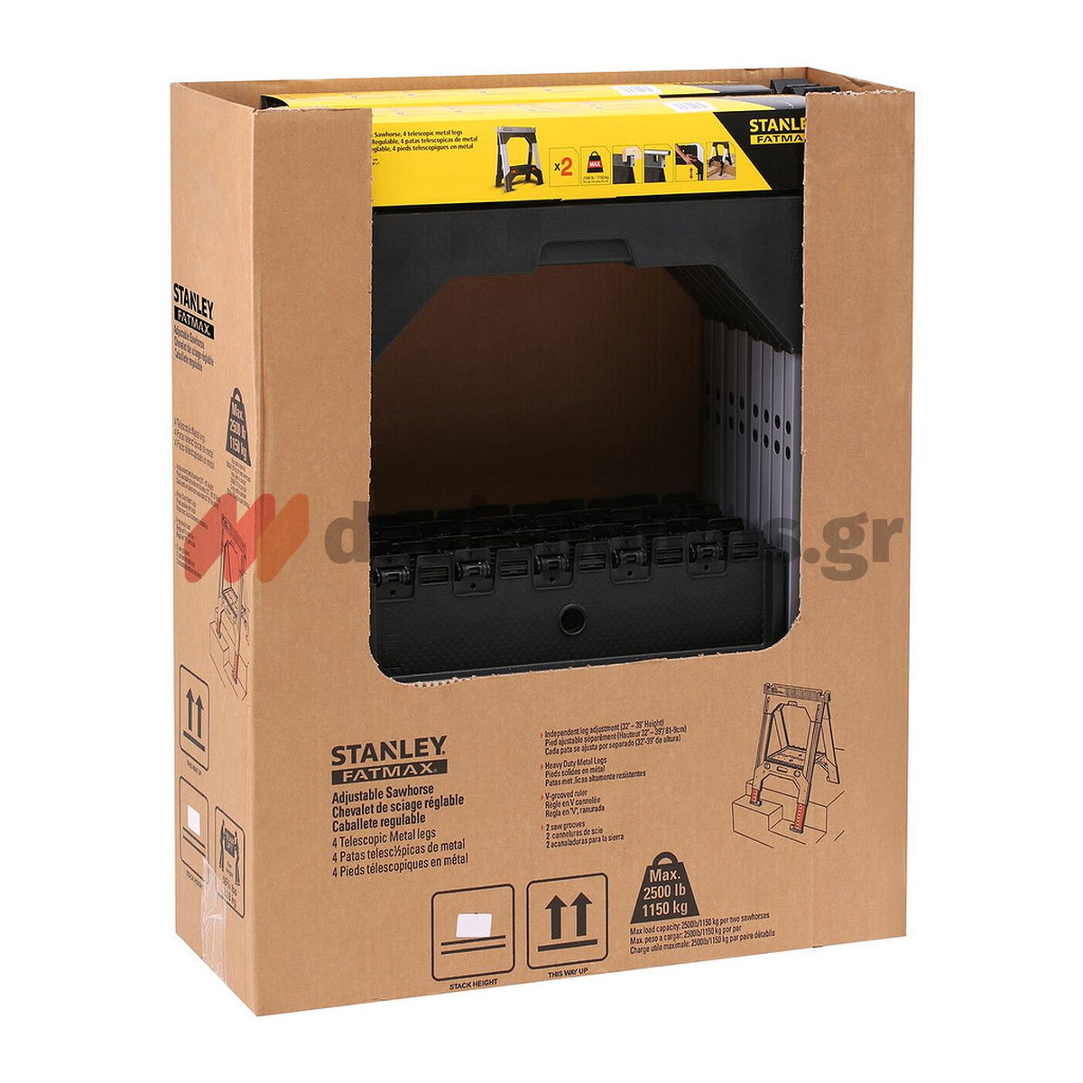 Stanley 1-92-980 Fatmax Καβαλέτο Εργασίας Αλουμινίου Σετ 2 Τεμ