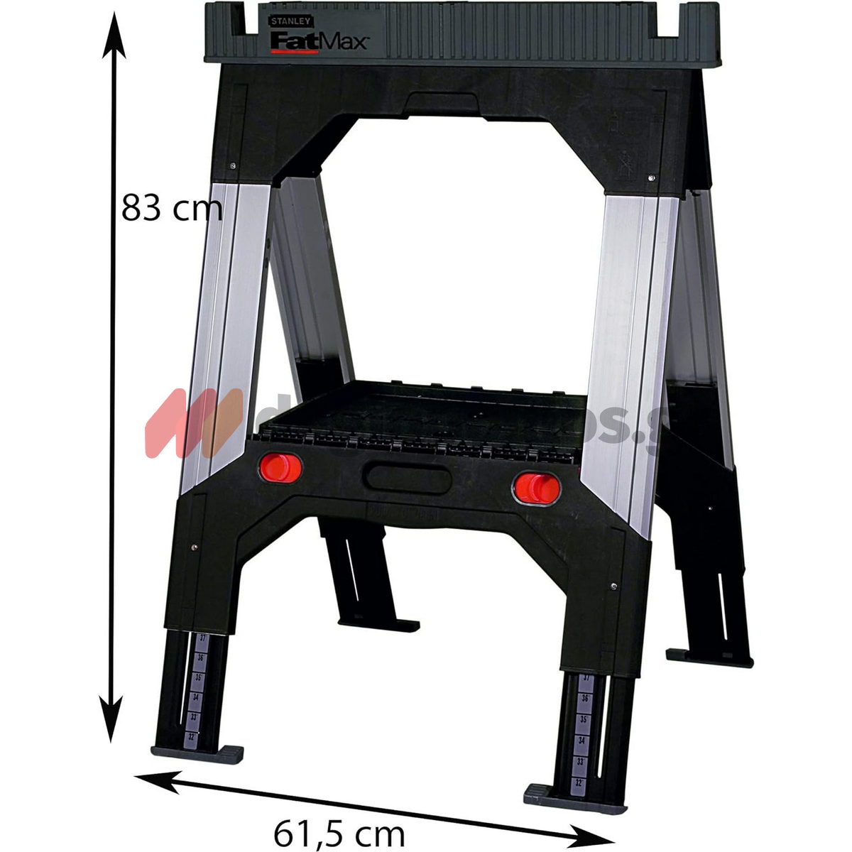 Stanley 1-92-980 Fatmax Καβαλέτο Εργασίας Αλουμινίου Σετ 2 Τεμ