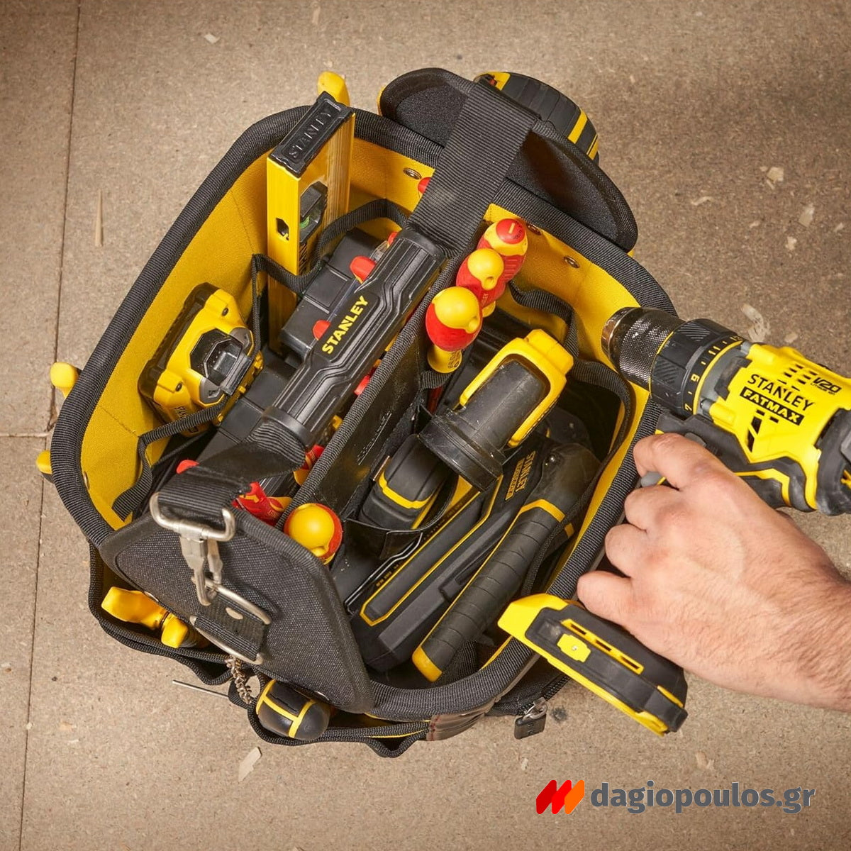 Stanley 1-93-952 Fatmax Εργαλειοθήκη Ανοικτού Τύπου Τσάντα Ώμου Κρεμαστή