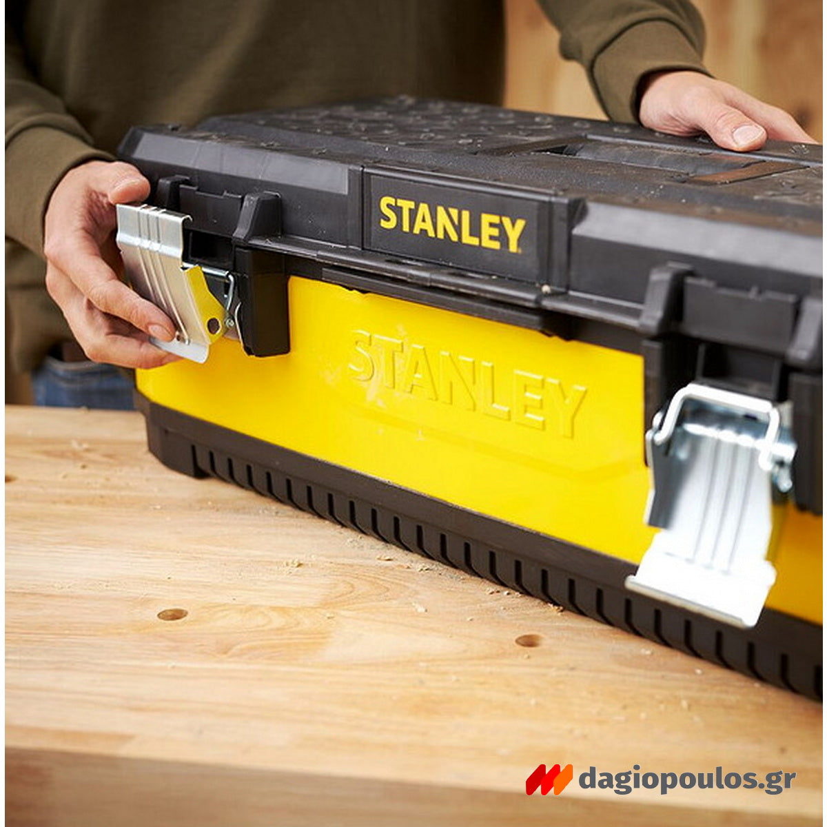 Stanley 1-95-614 Fatmax® Μεταλλική Πλαστική Εργαλειοθήκη 24.4" 26Ltr