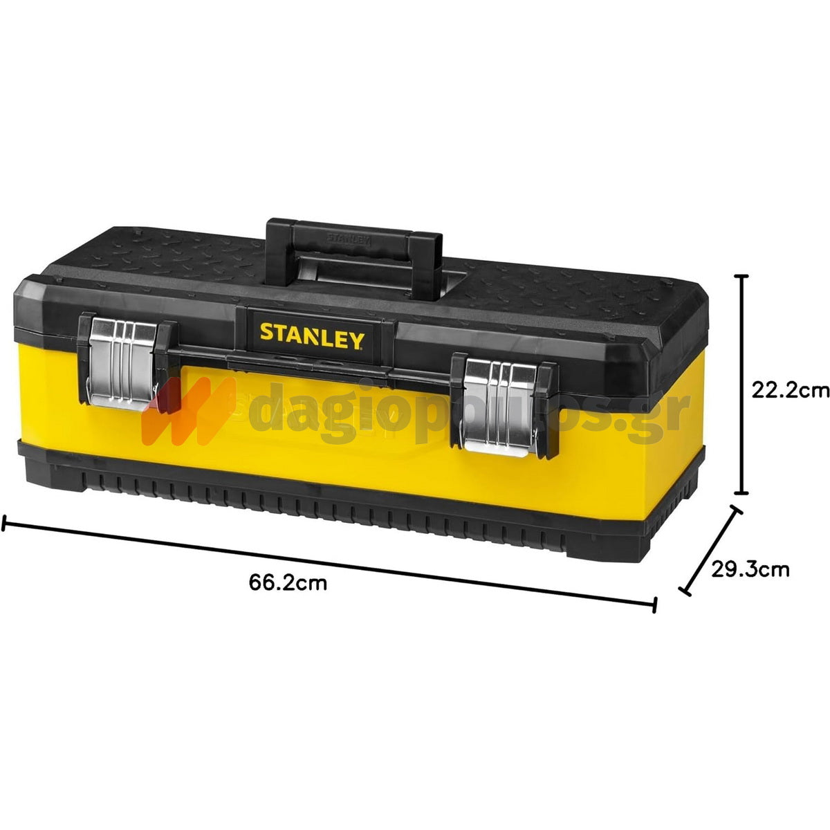 Stanley 1-95-614 Fatmax® Μεταλλική Πλαστική Εργαλειοθήκη 24.4" 26Ltr