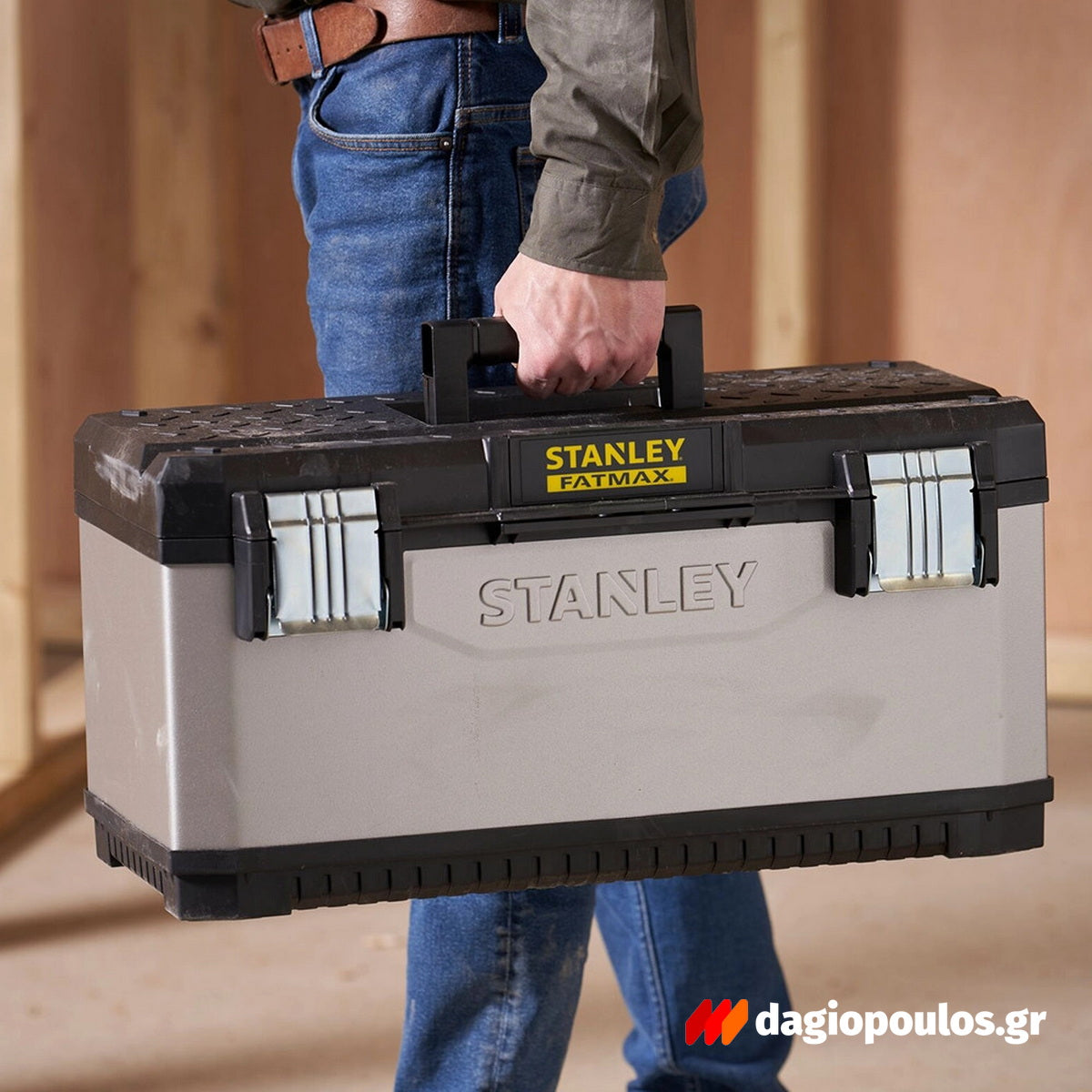 Stanley 1-95-616 Fatmax® Γκρι Μεταλλική Πλαστική Εργαλειοθήκη 23.5" 32.2Ltr