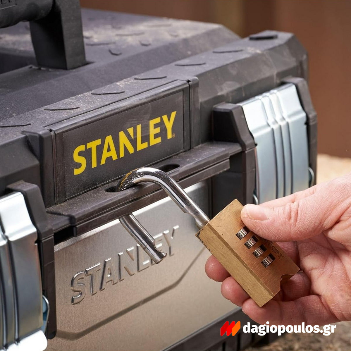 Stanley 1-95-618 Fatmax®Γκρι Μεταλλική Πλαστική Εργαλειοθήκη 20" 19.6Ltr