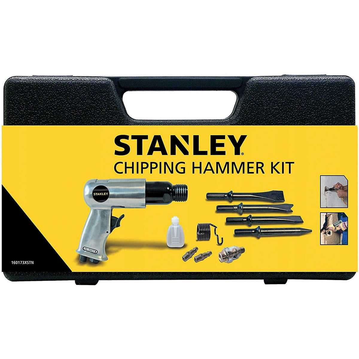 Stanley 160173XSTN Κοπίδι Αέρος (Αεροκόπιδο) Με Εξαρτήματα & Βαλίτσα