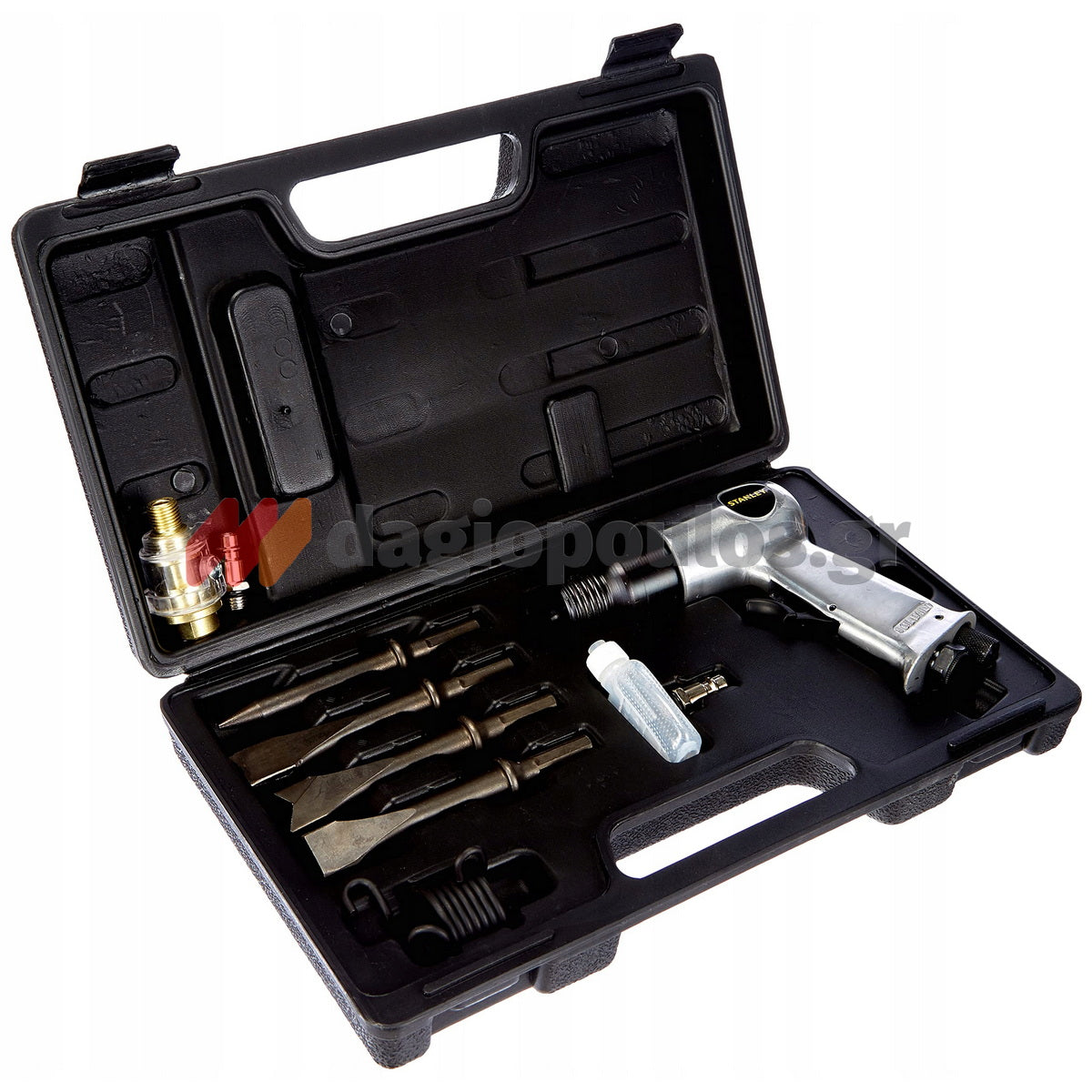 Stanley 160173XSTN Κοπίδι Αέρος (Αεροκόπιδο) Με Εξαρτήματα & Βαλίτσα