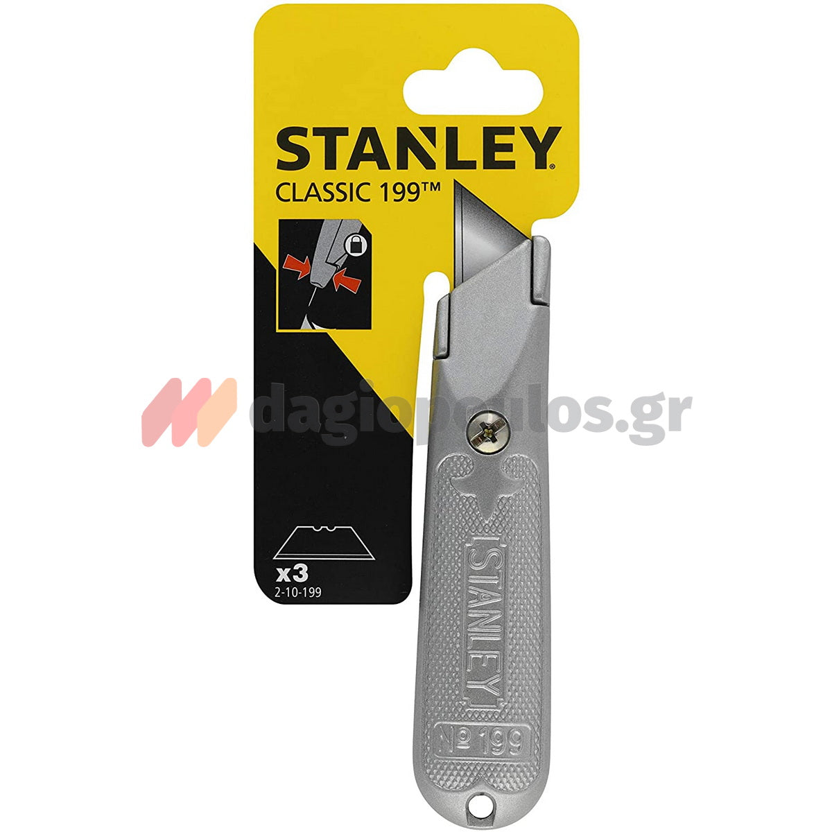 Stanley 2-10-199 Μαχαίρι Κόφτης Μοκέτας (Φαλτσέτα) Με Σταθερή Λάμα