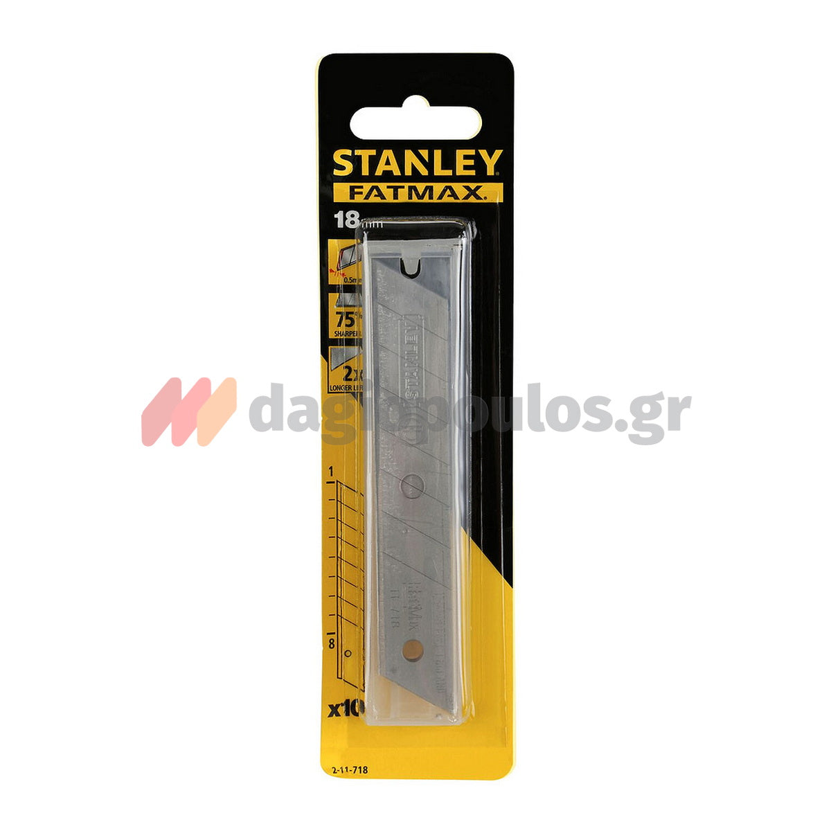Stanley 2-11-718 Fatmax Λεπίδες (Λάμες) Ανταλλακτικές 18mm Σετ 10 Τεμ