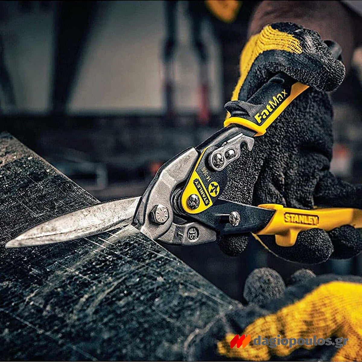 Stanley 2-14-566 Ψαλίδι Λαμαρίνας Δεξιάς Κοπής 12" 300mm