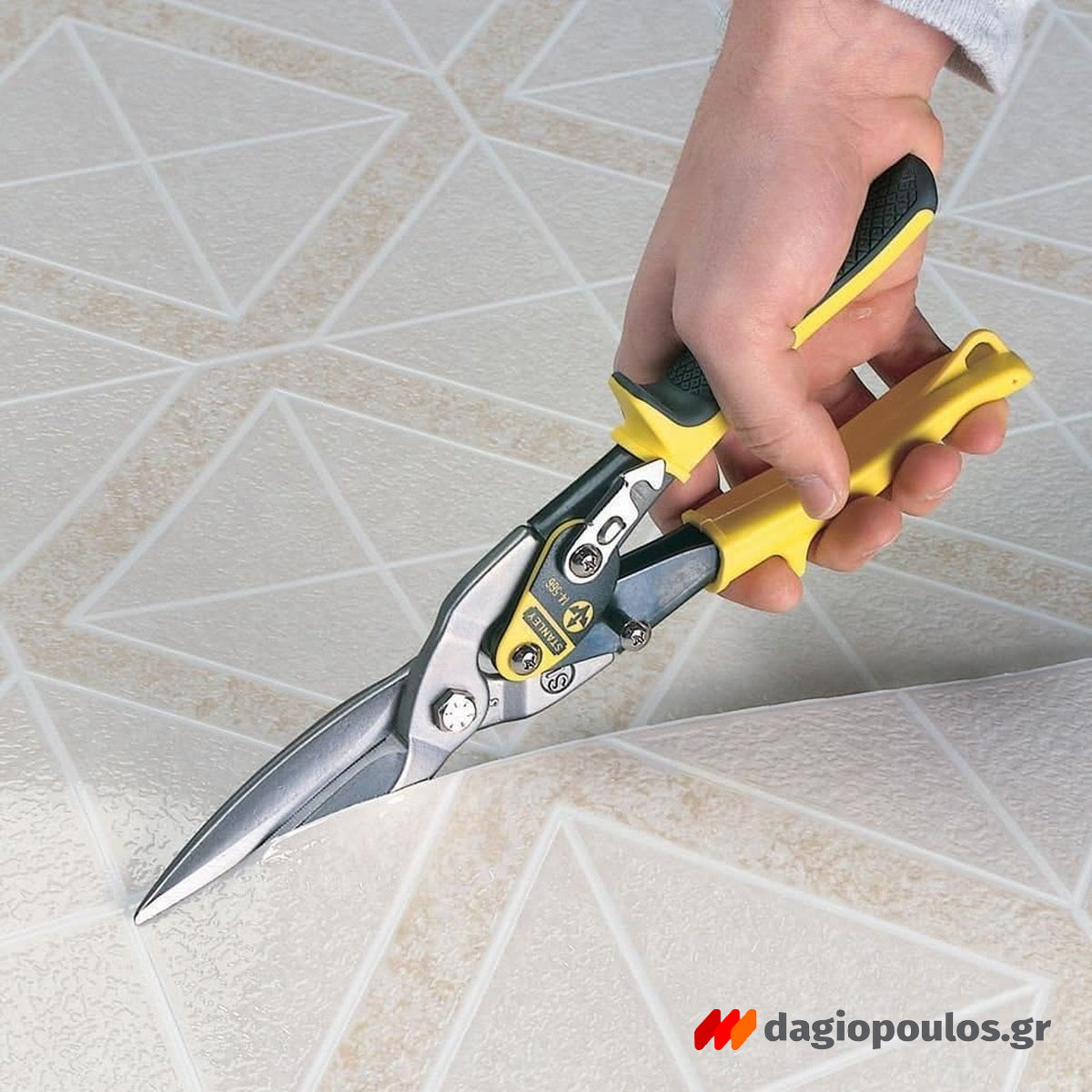 Stanley 2-14-566 Ψαλίδι Λαμαρίνας Δεξιάς Κοπής 12" 300mm