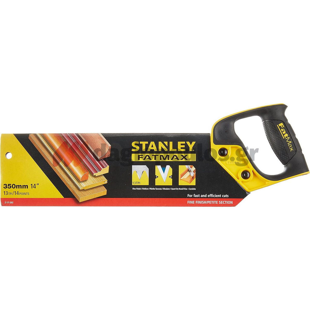 Stanley 2-17-202 Πριόνι Σεγάτσα Ξύλου 13TPI 14" 350mm