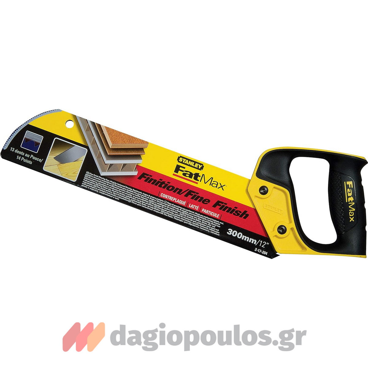 Stanley 2-17-204 Πριόνι Ξύλου (Σεγάτσα) 300mm