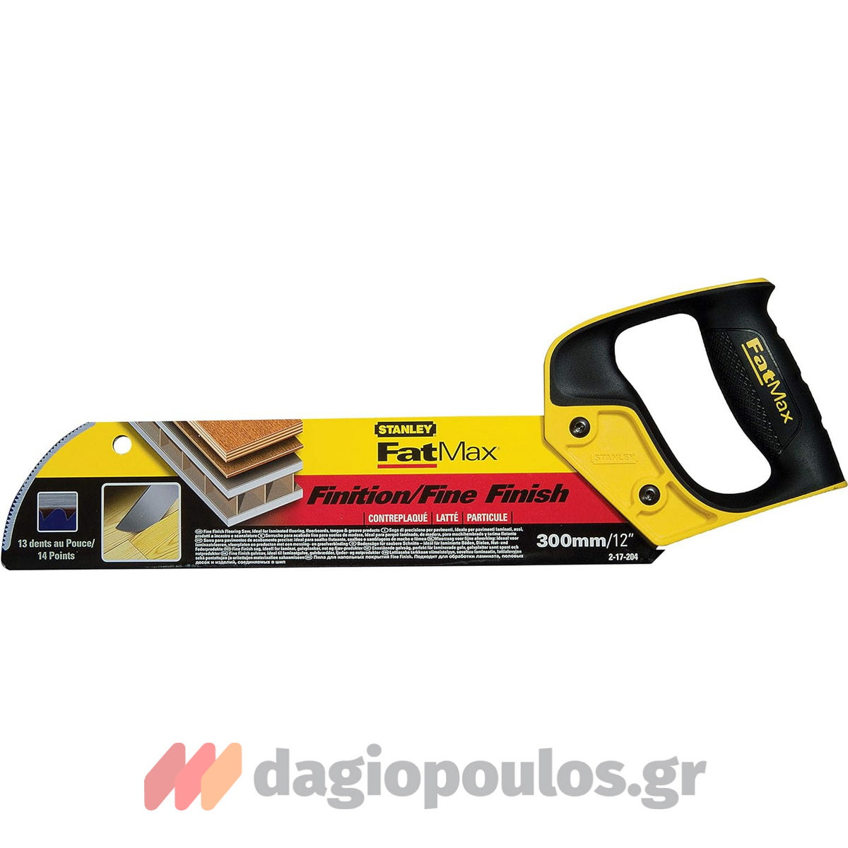 Stanley 2-17-204 Πριόνι Ξύλου (Σεγάτσα) 300mm