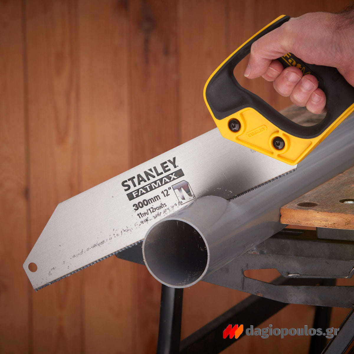 Stanley 2-17-206 Πριόνι (Σεγάτσα) Χειρός Ξύλου PVC Ψιλό Δόντι 300mm