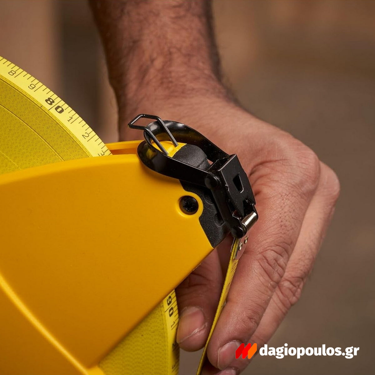 Stanley 2-34-777 Power Winder Μετροταινία Με Κέλυφος ABS & Ταινία Από Fiberglass 100mtr