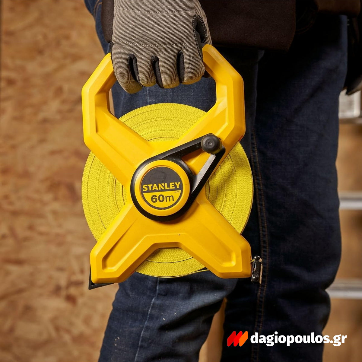 Stanley 2-34-795 Μετροταινία Με Ανοιχτό Κέλυφος ABS Και Ταινία Από Fiberglass 60mtr